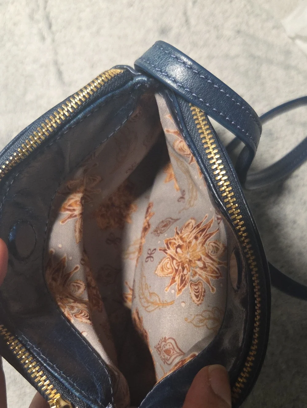 Hobo Evella Ink Blue Crossbody Bag
